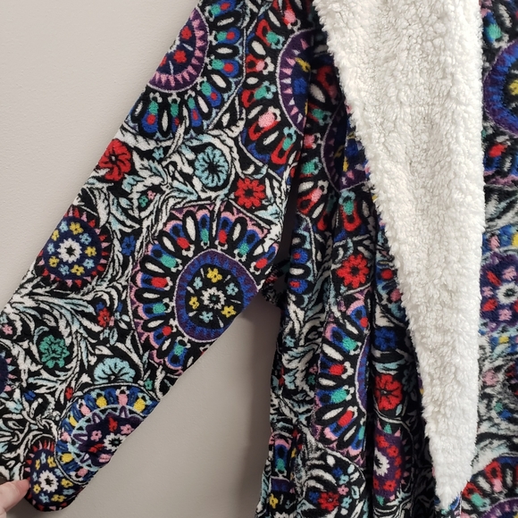 Vera Bradley 2X 3X 18 20 22 Medallion Plush Robe * MISSING SASH - Picture 6 of 11